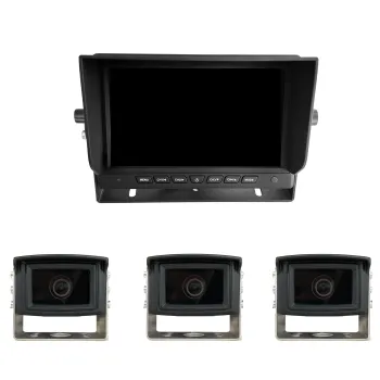 7" AHD Kamerasystem QUAD mit 3x HD Kamera